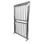 ACCESSPRO XD-100 – Puerta Lateral para Torniquetes / Acero Inoxidable 304 / 1350 x 2316 mm / 4.43 x 7.6 pies / Compatible con Cierres Magnéticos