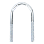 CHAROFIL CH-ABR-U-51 – Abrazadera Tipo U / 2 Pulgadas / Acabado Electro Zinc / Estructuras Metálicas