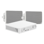 HIKVISION DS-QAE-KIT-0120G – Kit de Audio / 70V-100V / 2 Altavoces de Pared / Bluetooth / 2 Zonas / 80W / Control Web