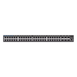GRANDSTREAM GWN7816P – Switch Capa 3 PoE+ Administrable / 48 Puertos Gigabit / 6 SFP+ 10G / 740W / 216 Gbps / 2.43 ft (0.74 m) Altura