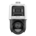 HIKVISION DS-2SE4C425MWG-E/14(F0) – PTZ IP TandemVu / 4 Megapixel + 4 Megapixel / Zoom Óptico 25X / IR 100 m (328.1 ft) + Luz Blanca 30 m (98.4 ft) / DarkFighter / IP67 / PoE+