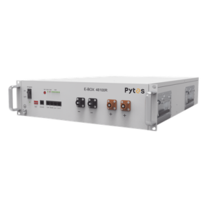 PYTES EBOX48100R – Batería de Litio Hierro Fosfato / 5.12 kWh / 51.2 Vcc / 100 Ah / 6000 Ciclos / RS232/RS485/CAN / Rack 2.6U