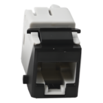 SIEMON U6-K01NS – Jack Keystone Cat6 UTP / Terminación 110 / Diseño Lineal / Color Negro / -10 a 60 °C / UL 94 V-0