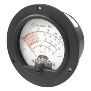 TELEWAVE, INC ME-001 – Carátula de Reemplazo para Wattmetro / 20 a 1000 MHz / 5 a 500 W / 50 Ω / Conectores N-Hembra