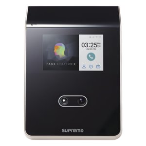 SUPREMA FS2-AWB – Lector Facial / Bluetooth / MultiClass SE / Dual RFID 125KHz EM HID Prox / 13.56MHz Mifare DesFire EV1 Felica iCLASS / 30,000 Usuarios / 4" Táctil