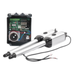 ACCESSPRO XBS-PK03 – Kit de Brazos para Portón Abatible / 2 Hojas / 3 m (9.8 ft) / 300 kg / IP55 / 50 Ciclos Diarios / Residencial