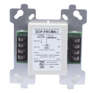 HOCHIKI FRCMA-I – Módulo de Contacto de Respuesta Rápida / Aislador de Cortocircuito Integrado / 1 Entrada / Lazo SLC Clase A y B / Cable 14 AWG / Protocolo DCP