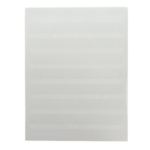 PANDUIT C379X030FJJ – Etiqueta para componente / 96.3 mm x 7.6 mm / 3.79 in x 0.3 in / Poliolefina / Blanco / Láser e inyección de tinta