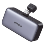 UGREEN 35338B – Power Bank / 5000 mAh / USB-C Integrado / 22.5W PD / Pantalla LED / Soporte Integrado
