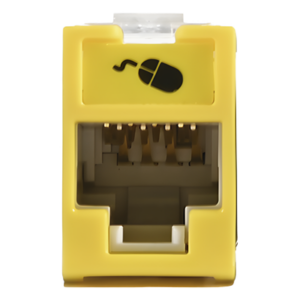 SIEMON U6A-H05NS – Jack / Cat6a / UTP / Montaje Híbrido Plano-Angulado / 1 Puerto / Terminación 110 / -10 a 60°C / 0.33 a 1.97 ft Rango Térmico