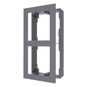 HIKVISION DS-KD-ACW2 – Base de Montaje para Videoportero IP / 2 Módulos / Superficie / Aluminio / -40°C a +60°C (-40°F a 140°F)