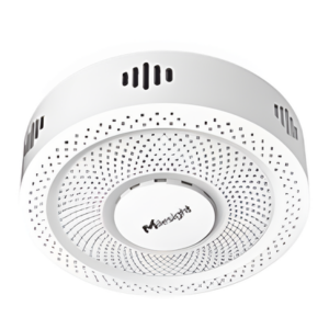 MILESIGHT GS-601-915M – Detector de Vapeo y Humo LoRaWAN / Sensores Múltiples PM1.0/2.5/10, TVOC, TH / Alarma Local 70 dB / NFC / IP30