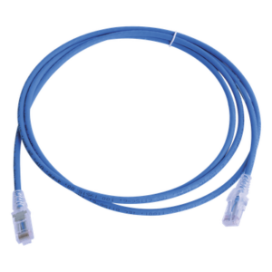 SIEMON MC6-07-06B – Patch Cord Modular Cat6 UTP / CM-LS0H / 2.13 m (7 pies) / 26 AWG / Ultra Delgado / Azul