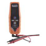 KLEIN TOOLS ET250 – Probador de Continuidad/Voltaje / CAT IV 600 V / IP53 / Caída 3 m (9,8 ft) / LCD Retroiluminada