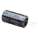 SYSCOM PARTS 3300M0016V – Capacitor Electrolítico / 3300 µF / 16 V / Tolerancia ±20% / Radial / -40°C a +85°C