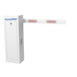 ACCESSPRO XBF-4M-R – Barrera Vehicular / Brazo hasta 4 m (13.1 ft) / Apertura 3 s / 127 VAC / 2400 ciclos/día / Torque 150 Nm / -20°C a 50°C