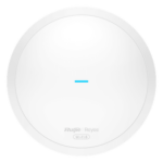 RUIJIE RG-RAP62 – Punto de acceso Wi-Fi 6 / 1.77 Gbps / Doble banda 2.4+5 GHz / MU-MIMO 2x2 / 60 m (197 ft) cobertura / Montaje en techo