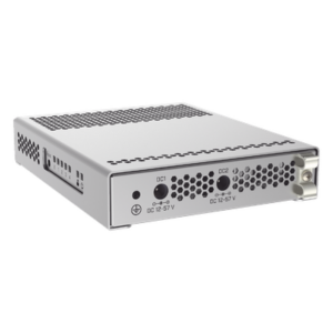 MIKROTIK CRS305-1G-4S+IN – Switch administrable / Dual OS / 1x RJ45 1G / 4x SFP+ 10G / Sin ventilador / 10W máx