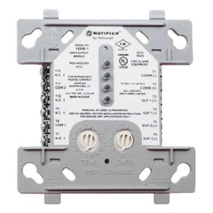 NOTIFIER FDRM-1 – Módulo Direccionable de Entrada y Salida / Doble Relé Forma C / Doble Monitor Clase B / Direccionamiento 1-159 / FlashScan / UL/ULC