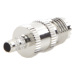 RF INDUSTRIES,LTD RFU-601-1 – Conector RF Mini UHF Hembra / Anillo Plegable / Cables RG-58/U y RG-142/U / Cuerpo Níquel / Contacto Plata / Aislante Delrin
