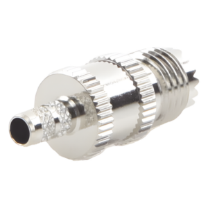 RF INDUSTRIES,LTD RFU-601-1 – Conector RF Mini UHF Hembra / Anillo Plegable / Cables RG-58/U y RG-142/U / Cuerpo Níquel / Contacto Plata / Aislante Delrin