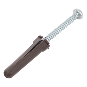 THORSMAN TP-2B-KIT – Kit de Fijación / Taquetes Doble Expansión / 10 Piezas / Tornillos 10 mm x 1 3/4" (44.5 mm) / Carga 120 kg