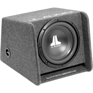 JL AUDIO 10-03162-00 – JL Audio® BassWedge™ / Subwoofer W0v3 individual de 12″ / Car Audio / 300 W RMS / 4 Ohmios / Carcasa BassWedge™ / Polipropileno Inyectado / Negro