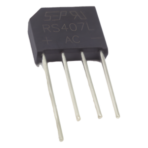 SYSCOM PARTS RS-407L – Puente Rectificador / 4A / 1000V / Encapsulado Compacto