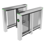 ZKTECO MARSS1000 – Puerta de Velocidad / Un Solo Carril / Sensores Infrarrojos 8 a 12 Pares / Acero Inoxidable SUS304 / Panel de Lectura Multitecnología / Motor Sin Escobillas / Controlador PGIC Integrado