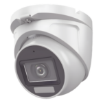 HiLook by HIKVISION THC-T127-LMS/NEU – Cámara Turret TURBOHD / 2 Megapixel / Dual Light 30 m (98.4 ft) IR + 20 m (65.6 ft) Luz Blanca / Lente 2.8 mm / 100° de Visión / IP66 / Audio por Coaxitron / 4 en 1 Seleccionable