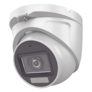 HiLook by HIKVISION THC-T127-LMS/NEU – Cámara Turret TURBOHD / 2 Megapixel / Dual Light 30 m (98.4 ft) IR + 20 m (65.6 ft) Luz Blanca / Lente 2.8 mm / 100° de Visión / IP66 / Audio por Coaxitron / 4 en 1 Seleccionable