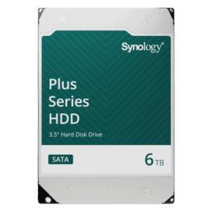 SYNOLOGY HAT3300-6T – Disco Duro SATA 3.5" / 6 TB / SATA 6 Gb/s / 5400 rpm / Caché 256 MB / Carga de Trabajo 180 TB/año / CMR