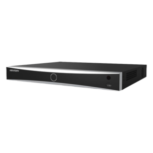 HIKVISION DS-7608NXI-K2/8P(D) – NVR IP / 12 Megapixel (4K) / 8 Canales / 8 Puertos PoE+ / Reconocimiento Facial 20,000 Rostros / AcuSense / 2 Bahías HDD / Alcance PoE 300 m (984.3 ft)