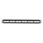 PANDUIT CPPL24WBLY – Panel de Parcheo Modular / 24 Puertos / 1UR / Plano / Sin Blindaje / Mini-Com / 19 Pulgadas
