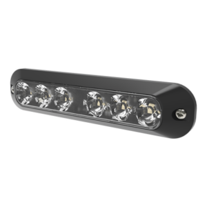 ECCO ED3705RB – Luz Auxiliar LED / 6 LEDs Rojo-Azul / 21 Patrones de Destello / SAE J595 Clase I / 12-24 VCC / IP Exterior-Interior
