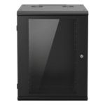 LINKEDPRO SR-19-16-GN3G – Gabinete de Pared 16U / 635 mm (25 in) Profundidad / Cristal Templado / Acero Reforzado / 100 kg Capacidad / Interior