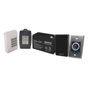 SYSCOM CONTACTLESS1 – Kit Control de Acceso Sin Contacto / Bluetooth / Tarjeta Virtual / 1 Puerta / Relé de Energía
