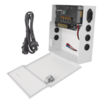 EPCOM POWERLINE PLK12DC4ABK – Fuente de Poder Profesional / 12 Vcc @ 5 A Totales / 4 Canales 2 A Máx. / Entrada Universal 96-264 Vca / Batería de Respaldo 12 Vcd