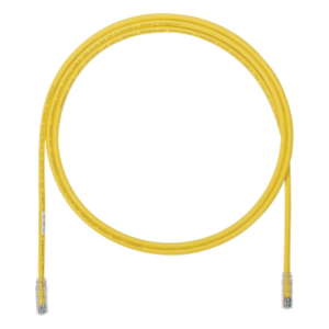PANDUIT UTP6AX18YL – Cable de Parcheo UTP / Cat6A / 24 AWG / CM / 5.49 m (18 ft) / Amarillo