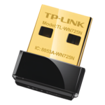 TP-LINK TL-WN725N – Adaptador USB Wi-Fi / 150 Mbps / 2.4 GHz / 802.11n/g/b / Antena Interna / Nano