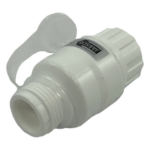 JABSCO 44411-0045 – Regulador de Presión de Agua en Línea / 45 psi (3.1 bar) / Codo Giratorio / Filtro Extraíble / GHT 3/4' / Calidad Alimentaria / 3' x 1.5' (7.6 cm x 3.8 cm)