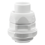 GEWISS DX-54-025 – Conector de Tubería Flexible a Caja / PVC Auto-Extinguible / 25 mm / IP55 / -24°C a 60°C / Universal Eléctrico y Telecomunicaciones