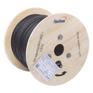 LINKEDPRO BY FIBERHOME IC-FIG8A2-1C – Carrete de Fibra Óptica Aérea / Drop Figura 8 / G.657A2 / Monomodo 1 Hilo / LSZH / 1 km (3281 ft) / Span 80
