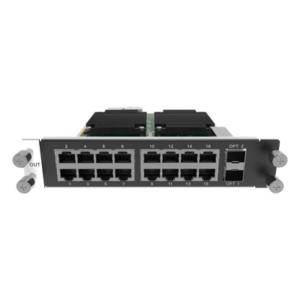 NOVASTAR H-16XRJ45-2FSC – Tarjeta de envío LED 4K / 16 puertos RJ45 Gigabit / 2 puertos STP / 10.4M píxeles / 2 slots