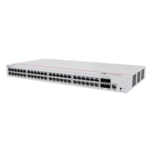HUAWEI S220-48T4S – Switch Administrable Capa 2 / 48 Puertos Gigabit / 4 SFP Uplink / Switching 104 Gbps / Reenvío 77 Mpps / Administración Nube Gratis