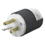 HUBBELL HUB-HBL5366C – Clavija de Entrada Recta / 20 A / 125 V / 2 Polos 3 Hilos / NEMA 5-20P / Grado Industrial-Comercial / -40°C a 75°C / 0.15 lb