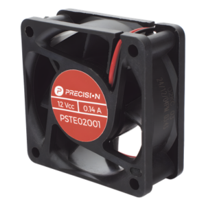 PRECISION PST-E02-001 – Ventilador Axial Anticondensante / 12 Vcc / 60x60x25 mm / 25.0 CFM / 4500 RPM / 1.6 W