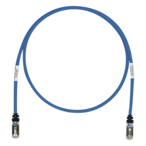 PANDUIT STP6X2BU – Patch Cord Cat6A / Blindado S/FTP / 500 MHz / 26 AWG / 0.61 m (2 ft) / CM/LS0H / Azul