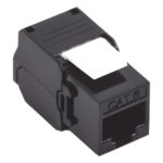 LINKEDPRO BY EPCOM LP-KJ-610-TTBK – Módulo Jack Keystone / Cat6 / Toolless / Terminación 180° / 1 Puerto / Sin Blindaje / Color Negro