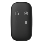HIKVISION DS-PKF1-WB(B)/BLACK – Control Remoto de Armado / 433 MHz Bidireccional / Teclas Programables / Batería CR2032 / 16 g / Negro